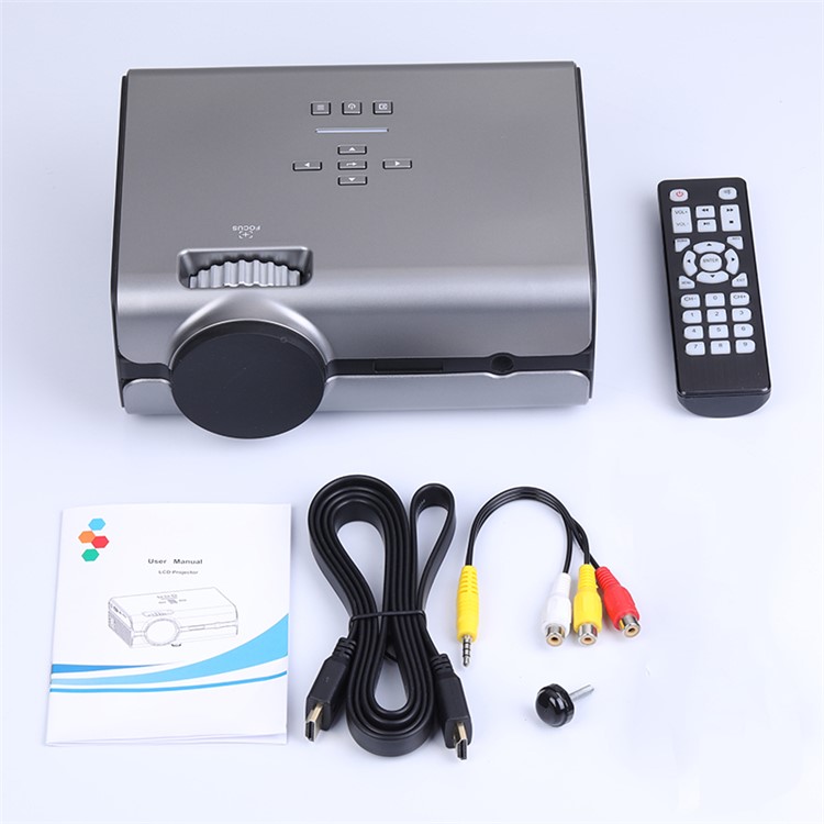 BL-45 1500 Lumens WiFi Android 800x480 Projector HD Video Mini Home Cinema Theater - US Plug-5