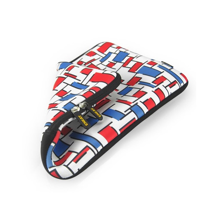 ENKAY ENK-2003 Modern Series Checkered Design Neoprene Sleeve Cover for iPad Air iPad 2 3 4, Size: 29 x 21cm-7