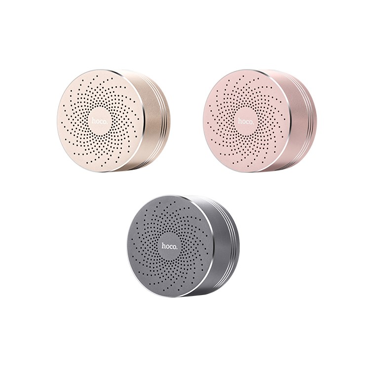 HOCO BS5 Swirl Wireless Speaker Support Hands-free Mic / TF Card / Aux-in - Grey-4