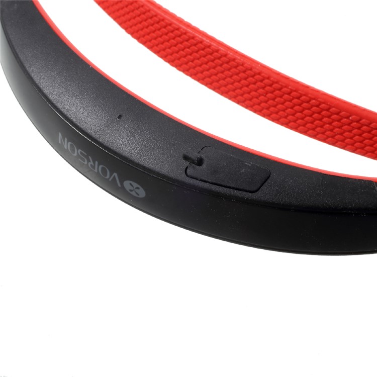 VORSON BT92 Bluetooth 4.1 Sport Stereo Headphone with Mic - Red-9