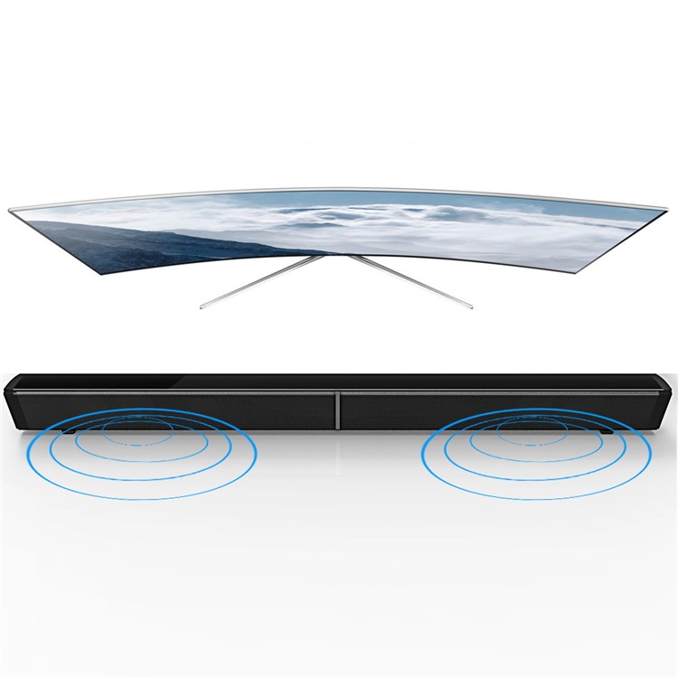 30W TV Sound Bar 2.0 Channel Wireless Bluetooth Soundbar Wall Mounted Built-in Subwoofer with Remote Controller - EU Plug-14