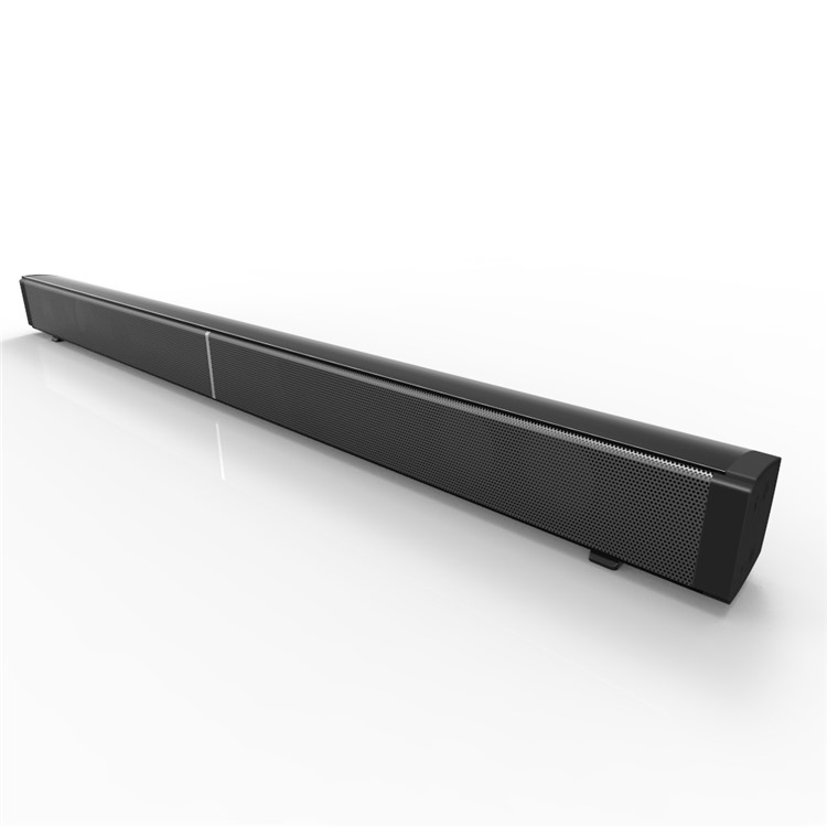 30W TV Sound Bar 2.0 Channel Wireless Bluetooth Soundbar Wall Mounted Built-in Subwoofer with Remote Controller - EU Plug-30