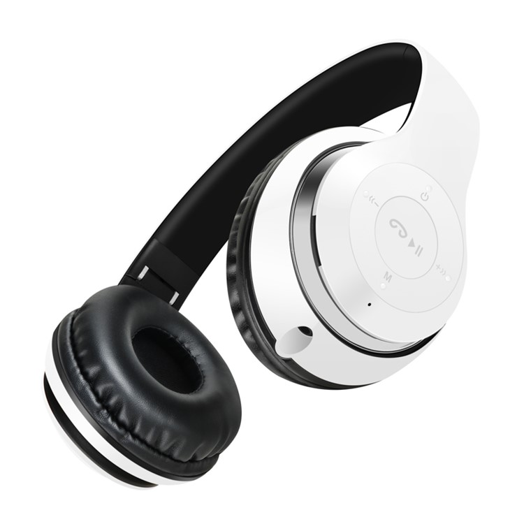 BT09 Fashion Foldable Over-ear Stereo Bluetooth 4.0 Headphone Support TF Card/FM/Microphone - Black-1