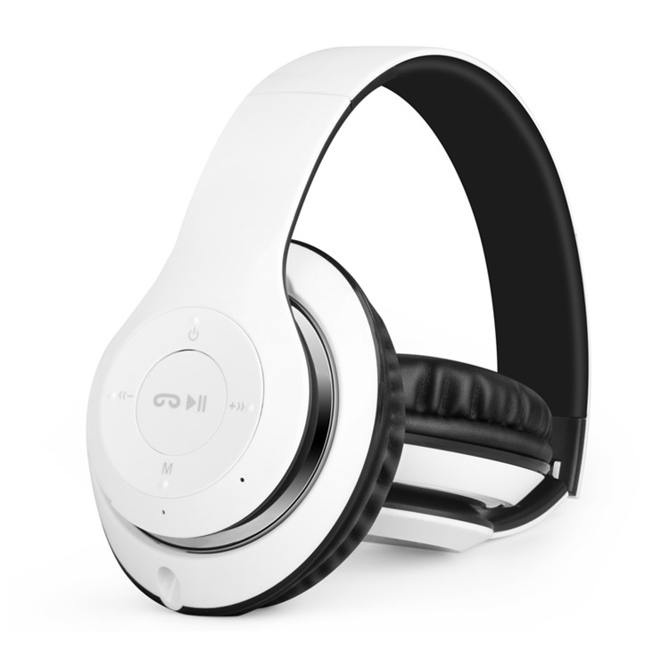 BT09 Fashion Foldable Over-ear Stereo Bluetooth 4.0 Headphone Support TF Card/FM/Microphone - Black-5