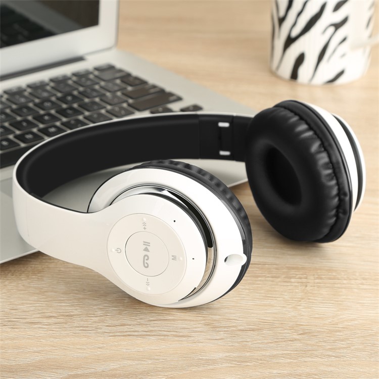 BT09 Fashion Foldable Over-ear Stereo Bluetooth 4.0 Headphone Support TF Card/FM/Microphone - Black-8