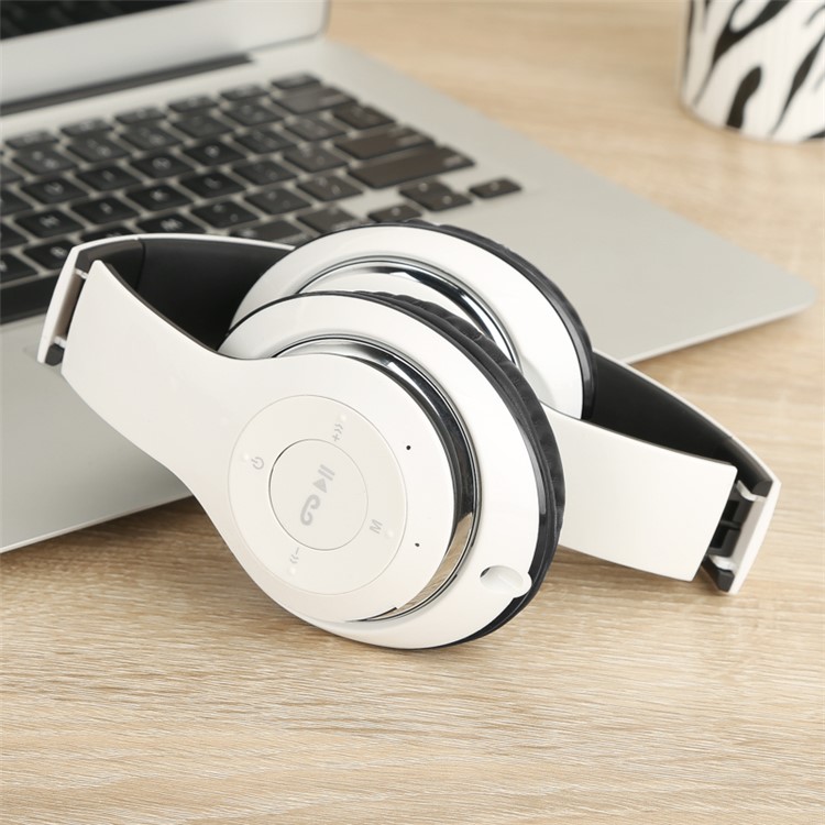 BT09 Fashion Foldable Over-ear Stereo Bluetooth 4.0 Headphone Support TF Card/FM/Microphone - Black-9