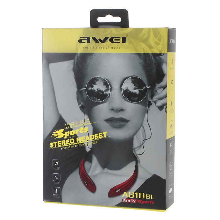 AWEI A810BL Sports Bluetooth Stereo Headset with Microphone-9