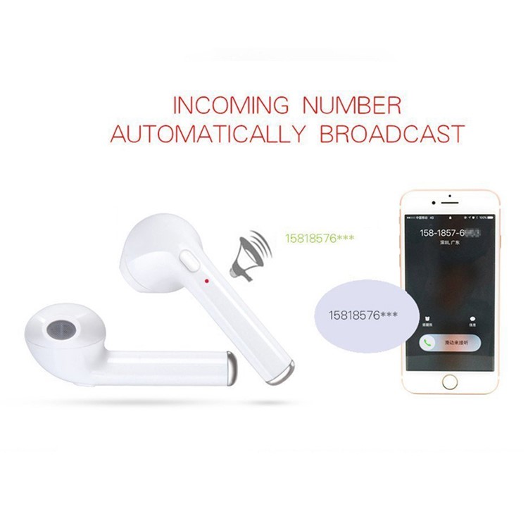 Air-EP003 Mini Wireless Headphones Stereo In-ear Earphones TWS Bluetooth Earbuds for iPhone X/8/8 Plus etc.-5