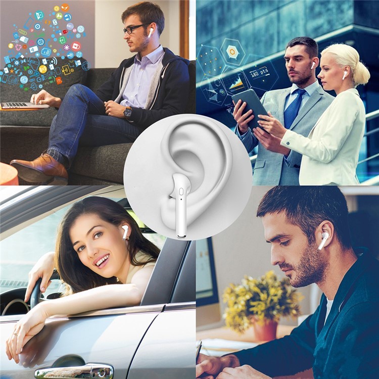 Air-EP003 Mini Wireless Headphones Stereo In-ear Earphones TWS Bluetooth Earbuds for iPhone X/8/8 Plus etc.-6