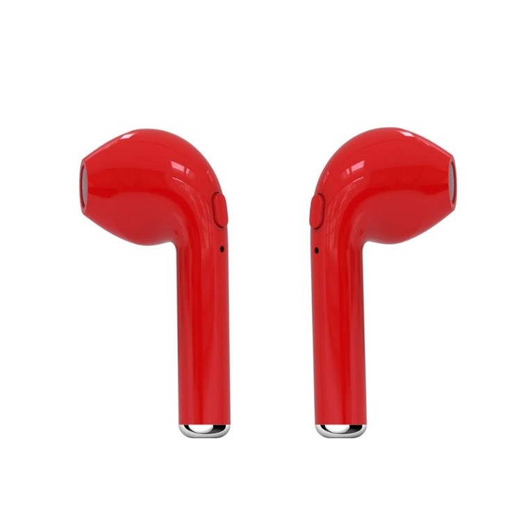 

HBQ i7 Double Bluetooth 4.1 Noise-Canceling TWS Mode Headset for iPhone Samsung Huawei etc. - Red