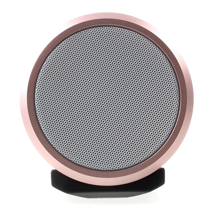 JKR-8 IPX5 Waterproof TWS Bluetooth 4.2 Speaker Support TF Card / Aux-in / FM Audio - Rose Gold-2
