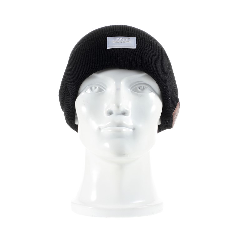 Wireless Bluetooth Headphone Hat Knitted Warm Beanie with 5-LED Light-3