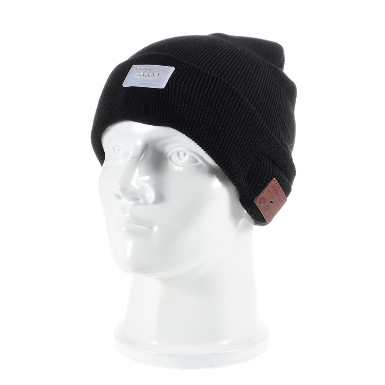 Wireless Bluetooth Headphone Hat Knitted Warm Beanie with 5-LED Light-4