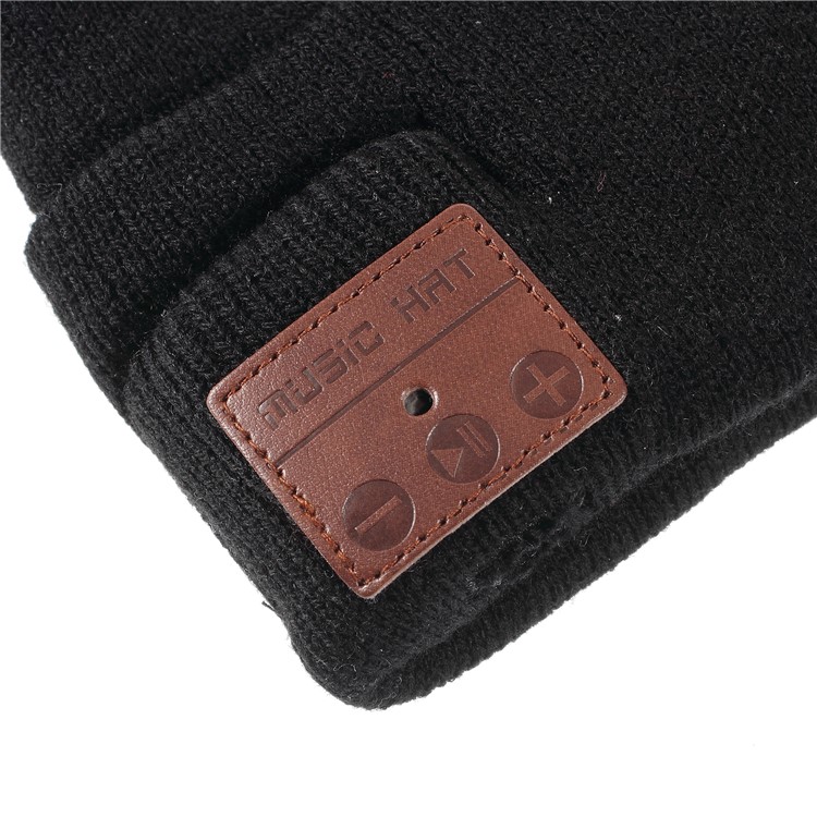 Wireless Bluetooth Headphone Hat Knitted Warm Beanie with 5-LED Light-9