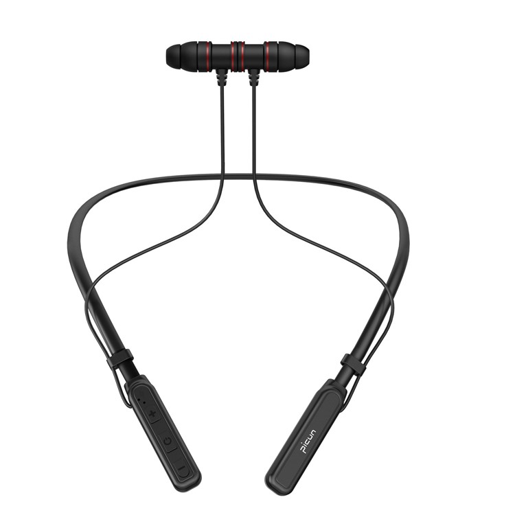 PICUN B1 CVC Noise Reduction Bluetooth 4.1 Waterproof Magnetic Attraction Neckband Stereo Headset - Black-2