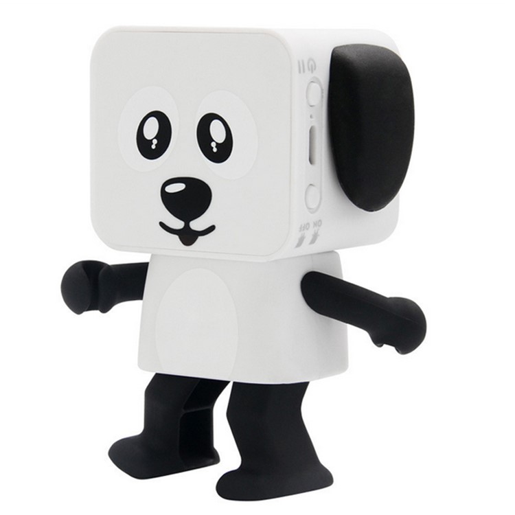 Portable Cute Dancing Square Dog Bluetooth Speaker-1