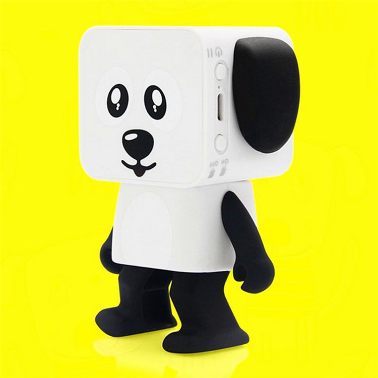 Portable Cute Dancing Square Dog Bluetooth Speaker-10