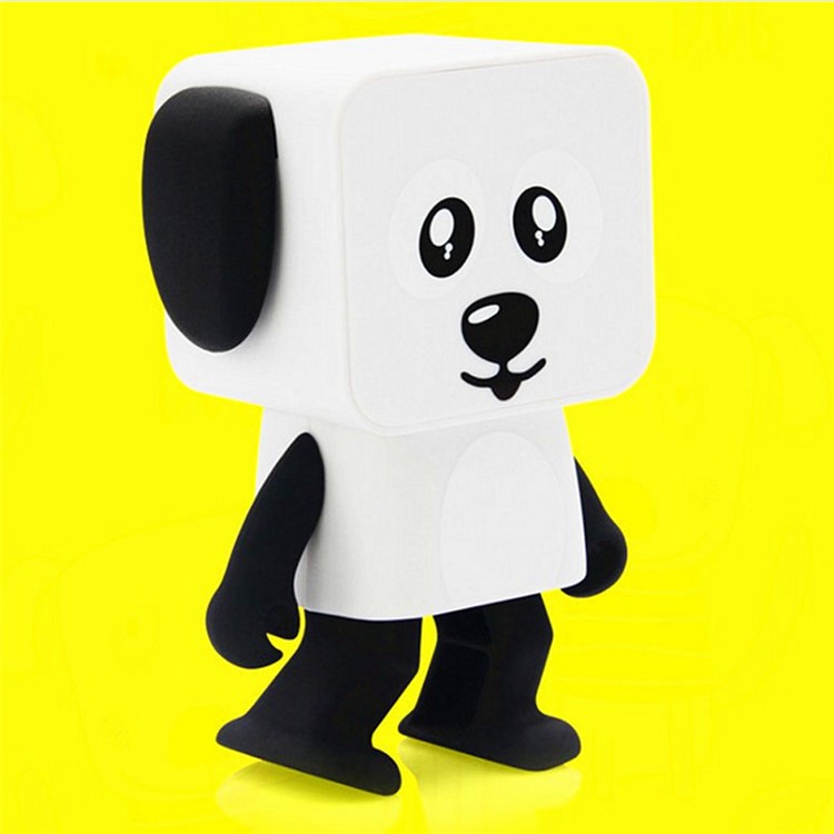 Portable Cute Dancing Square Dog Bluetooth Speaker-11