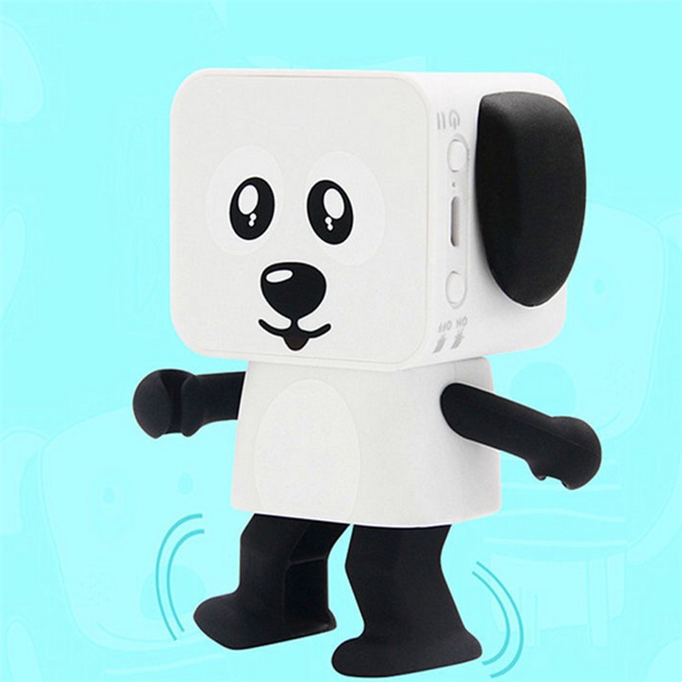 Portable Cute Dancing Square Dog Bluetooth Speaker-13