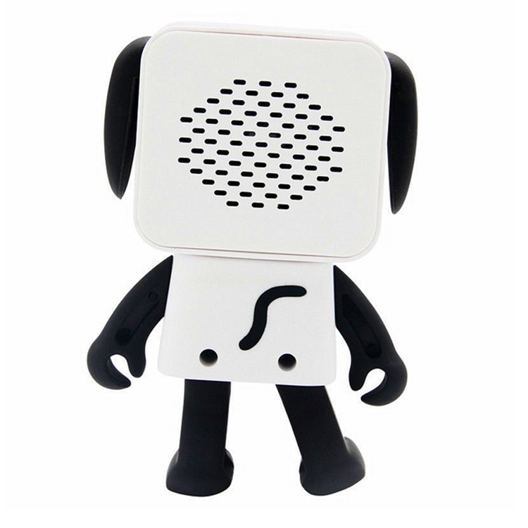 Portable Cute Dancing Square Dog Bluetooth Speaker-2