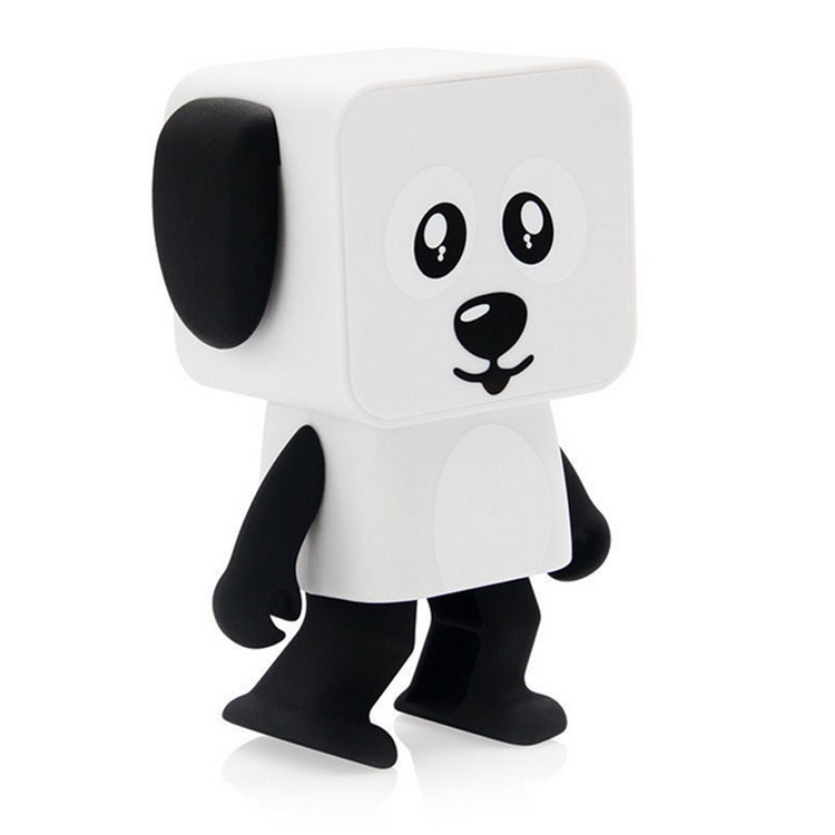 Portable Cute Dancing Square Dog Bluetooth Speaker-4