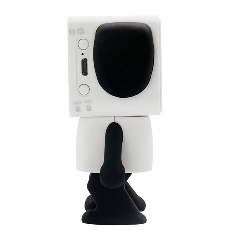 Portable Cute Dancing Square Dog Bluetooth Speaker-5