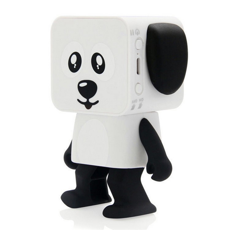 Portable Cute Dancing Square Dog Bluetooth Speaker-6