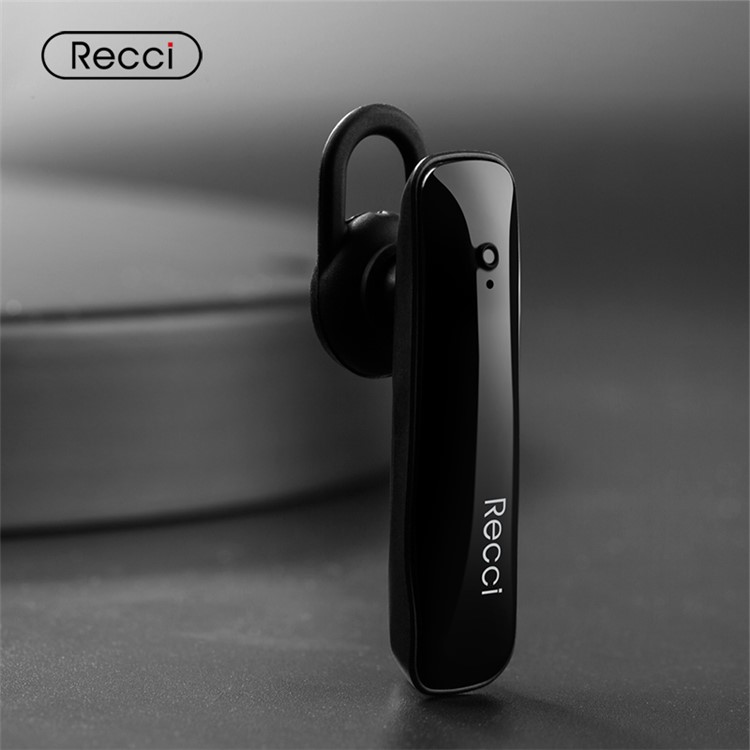 RECCI REB-C01 Mini Single Wireless Bluetooth Earbud with Microphone for iPhone X/8/8 Plus etc. - Black-1