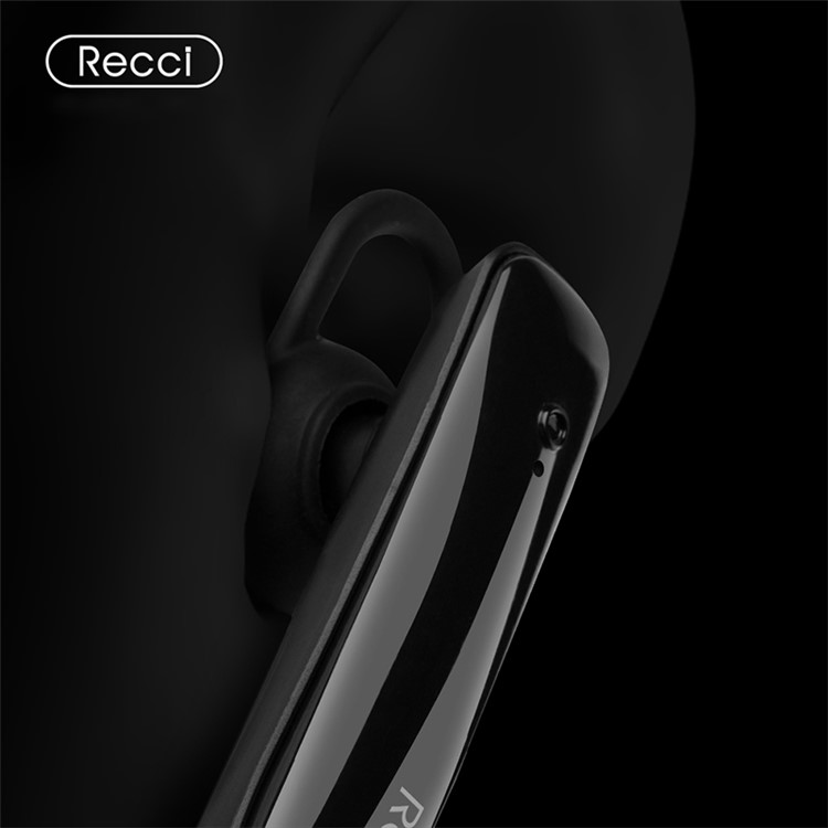 RECCI REB-C01 Mini Single Wireless Bluetooth Earbud with Microphone for iPhone X/8/8 Plus etc. - Black-3