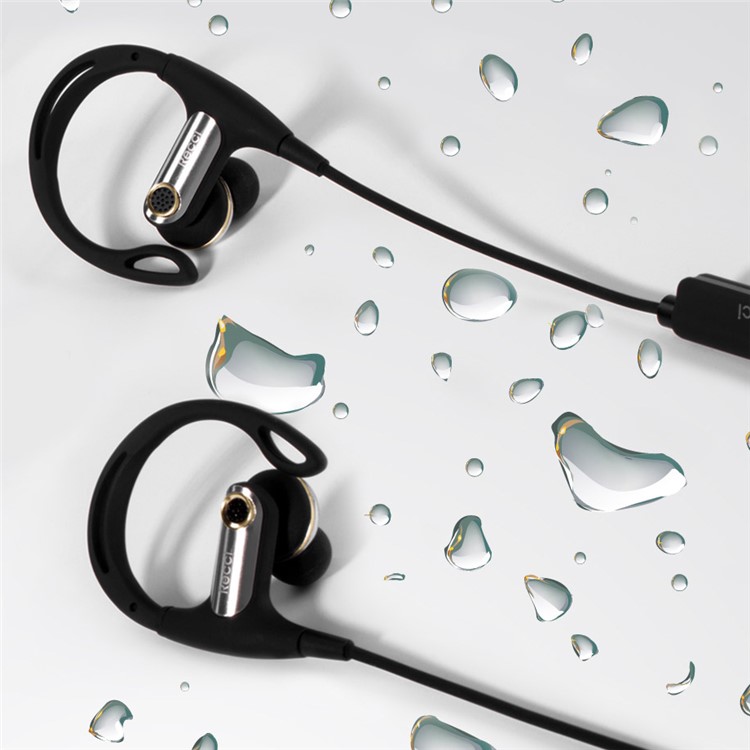 RECCI REB-B01 Waterproof Bluetooth 4.0 Sports Headset with Mic for iPhone Samsung HTC Etc. - Black-1