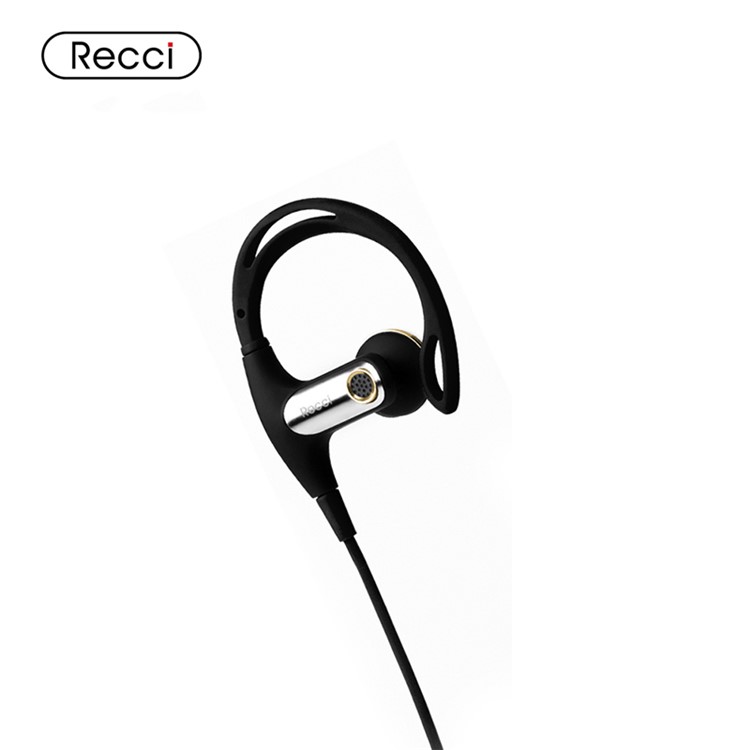 RECCI REB-B01 Waterproof Bluetooth 4.0 Sports Headset with Mic for iPhone Samsung HTC Etc. - Black-2