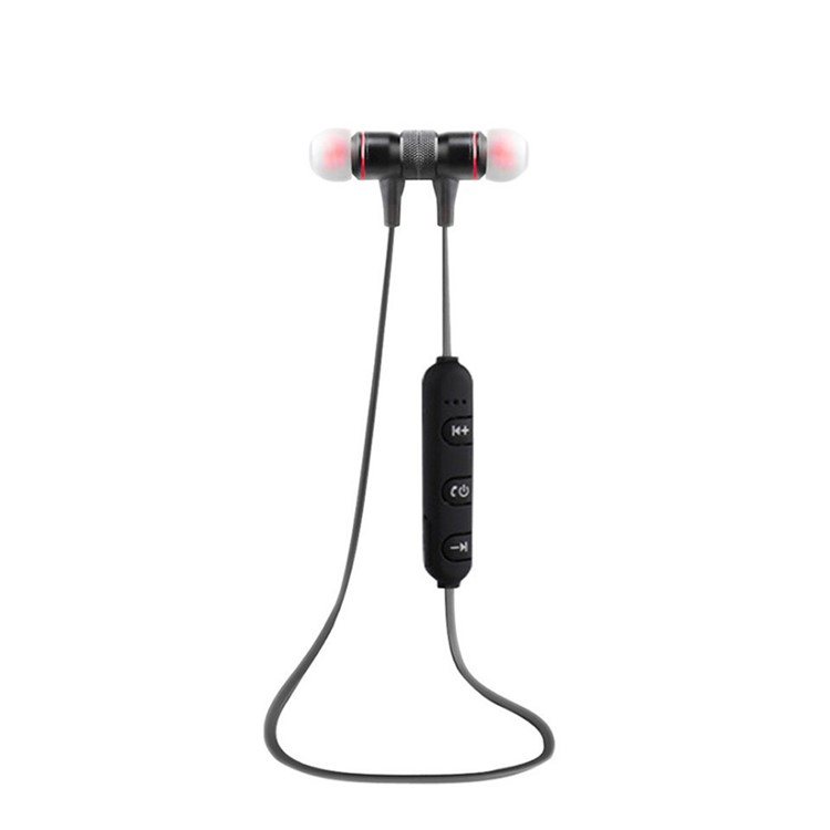 XT-6 In-ear Magnetic Earphone Wireless Bluetooth Headphone with Mic for iPhone X/8/8 Plus etc. - Black-2