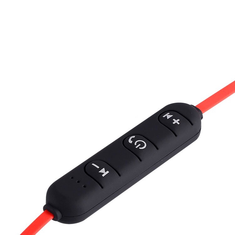 XT-6 In-ear Magnetic Headphone Wireless Bluetooth Sports Headset with Mic for iPhone X/8/8 Plus etc. - Red-3