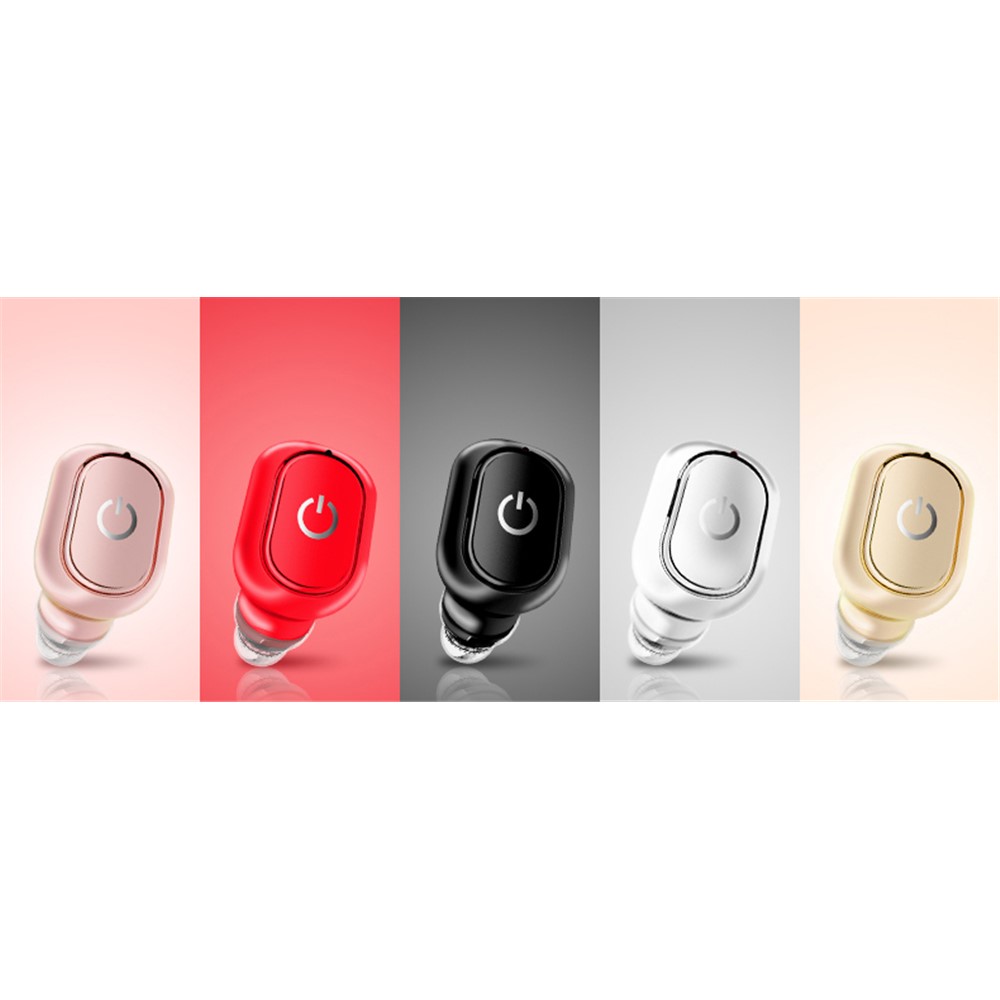 Mini Wireless Bluetooth In-ear Single Earphone with Mic - Black-10