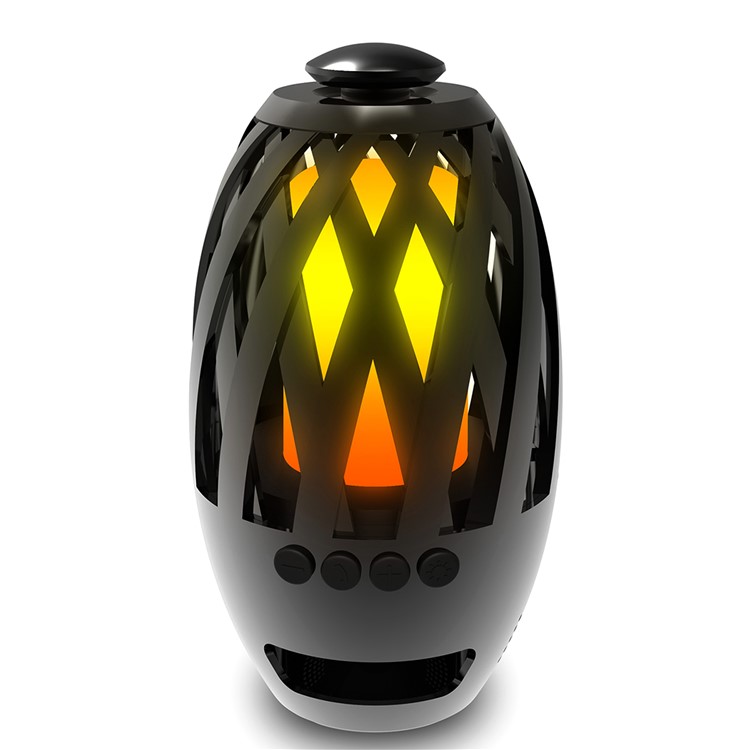BTS596 Outdoor Portable Smart LED Flame Atmosphere Bluetooth Speaker Support Micro SD Card-7