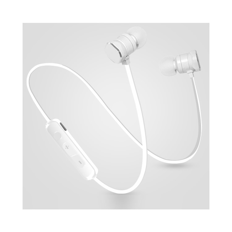 

X3 Wireless In-Ear Bluetooth Earphone Neckband Sport Headset with Mic - White