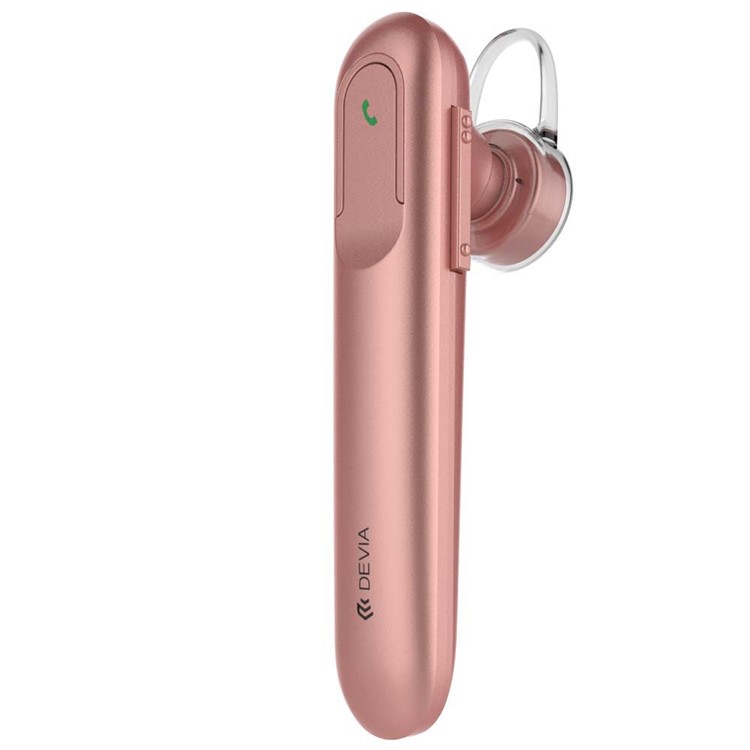 

DEVIA Single Wireless Bluetooth In-ear Business Earphone Headset for iPhone Samsung - Rose Gold Color