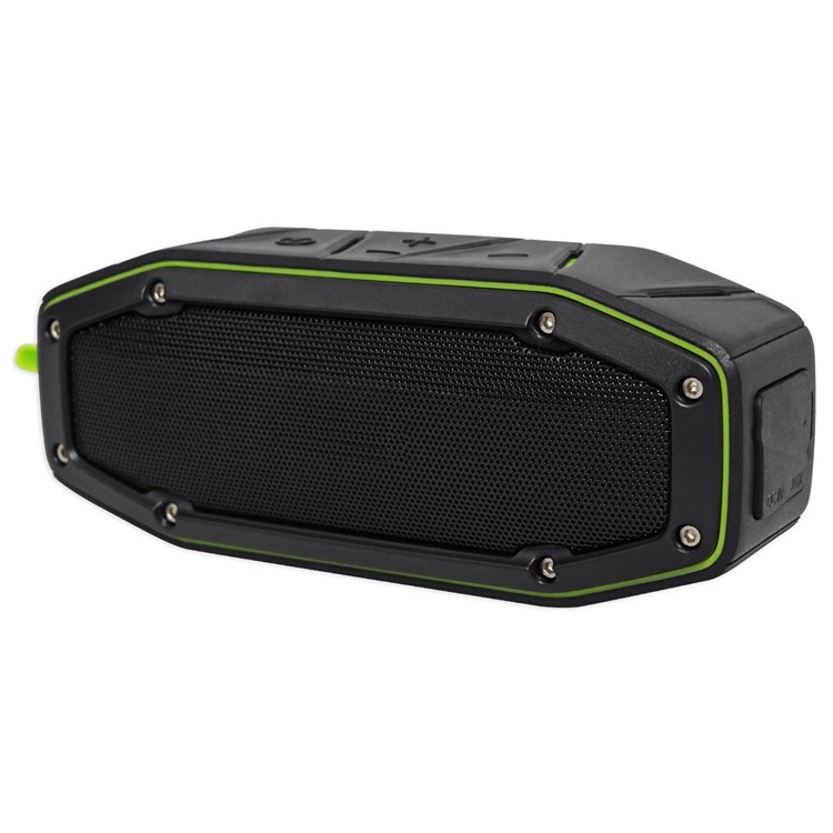 Alto-falante Bluetooth EBS-503 10W IPX6 Impermeável Alto-falante De Música Portátil Robusto Sem Fio - Preto / Verde-4