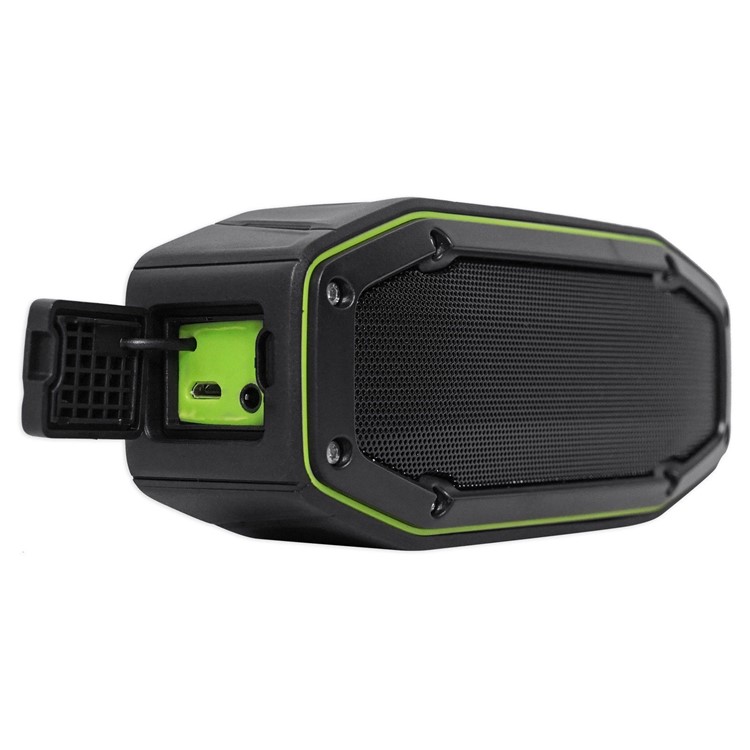 Alto-falante Bluetooth EBS-503 10W IPX6 Impermeável Alto-falante De Música Portátil Robusto Sem Fio - Preto / Verde-6