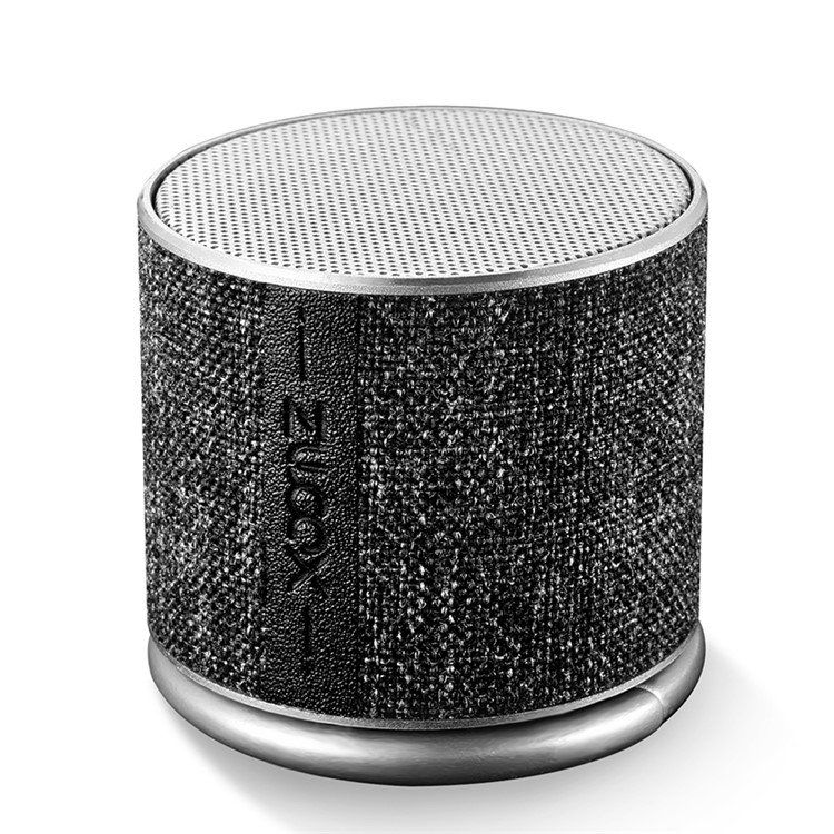 

XOOMZ BF-120 Portable Fabric and Metal Bluetooth 4.2 Speaker with Buckle - Black, iPhone X