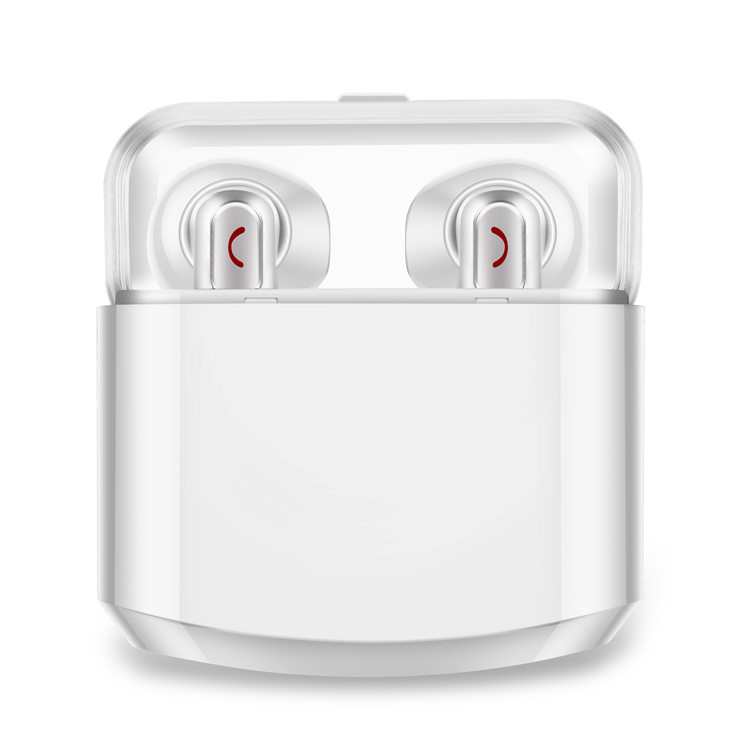 BTH-X8 TWS Lightweight Wireless Stereo Bluetooth Earphones with Charging Case Box - White -4
