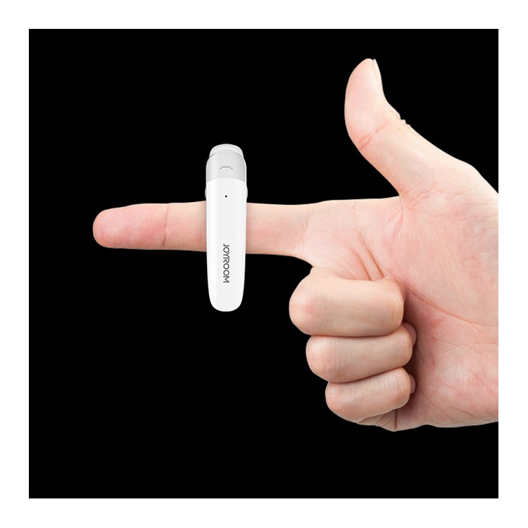 JOYROOM JR-B3 Monaural In-ear Wireless Bluetooth DSP Stereo Headphone with Mic for iPhone Samsung - White-2