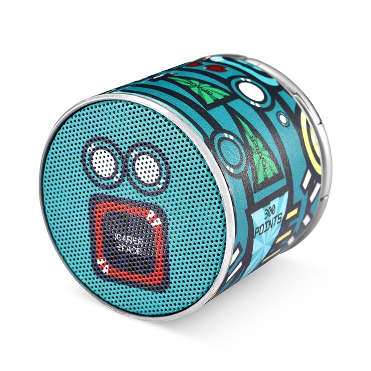 

ICARER SPACE BF-120 Pattern Printing Rechargable Mini Portable Bluetooth V4.2 Speaker - Cyan, Galaxy A7 (2017)