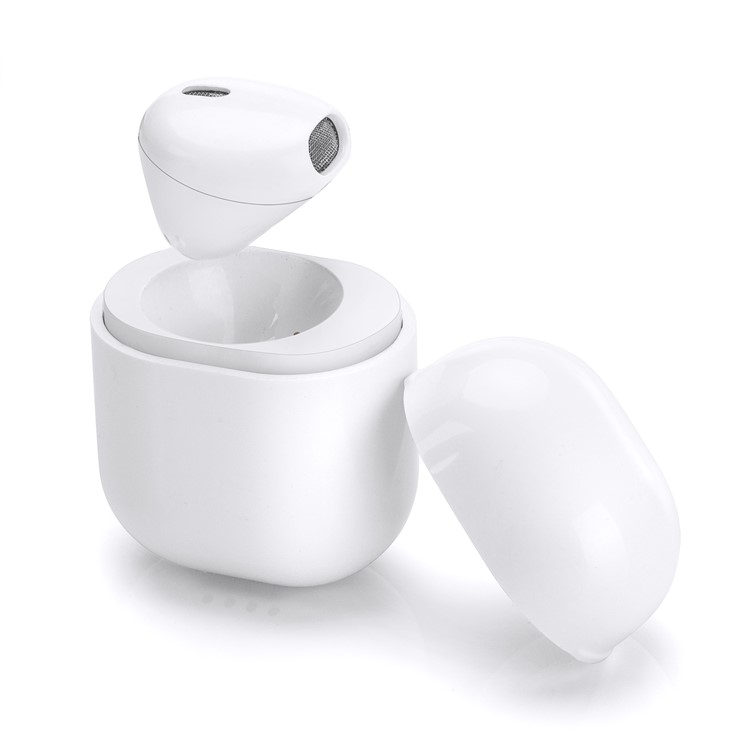 Mini Wireless Stereo Bluetooth 4.2 Earphone with Charging Case Box - White-1