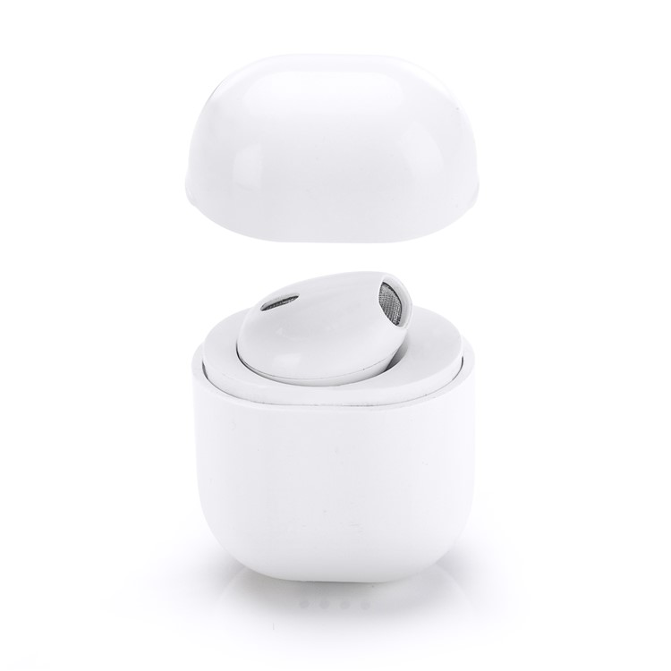 Mini Wireless Stereo Bluetooth 4.2 Earphone with Charging Case Box - White-3