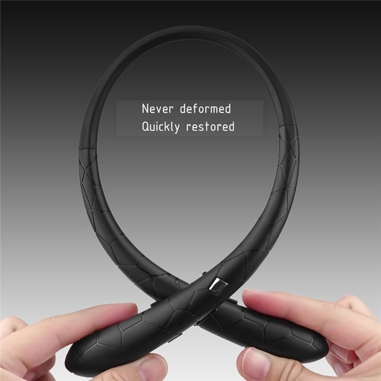 HX831 Neckband Bluetooth In-ear Sports Stereo Earphone with Microphone - Black-5