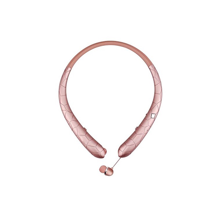 HX831 Neckband Antisweat Bluetooth In-ear Stereo Sports Headset with Microphone - Rose Gold-1