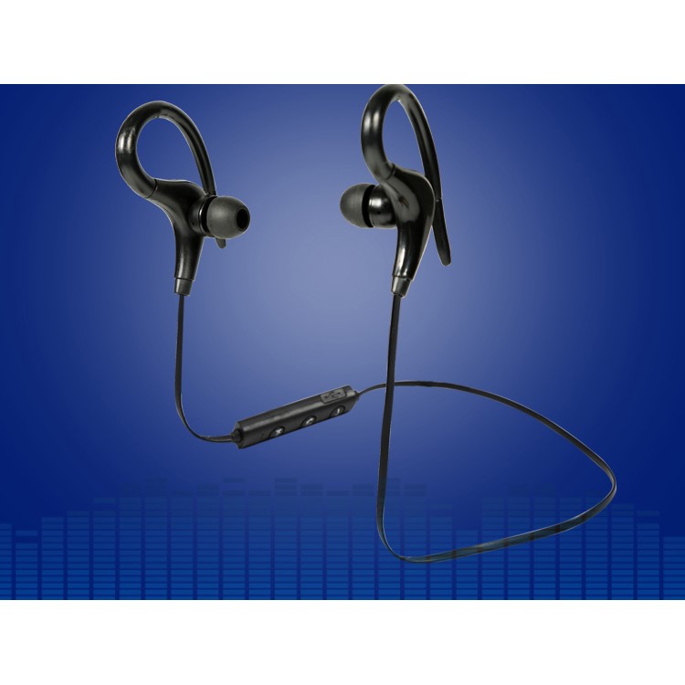 In-ear Bluetooth 4.1 Sports Stereo Headset Earphone with Mic for iPhone Samsung Huawei - Black-2
