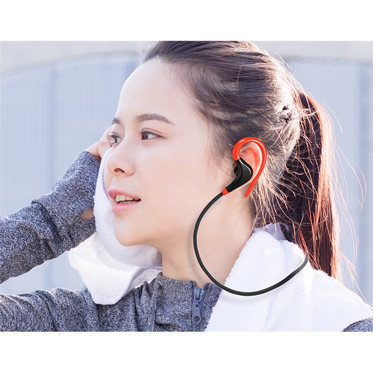In-ear Bluetooth 4.1 Sports Stereo Headset Earphone with Mic for iPhone Samsung Huawei - Black-4