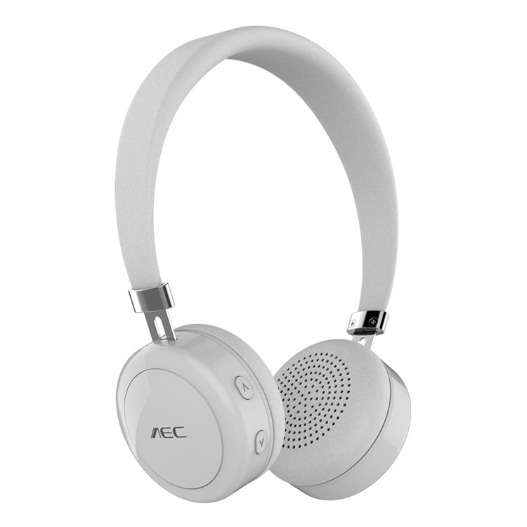 

AEC BQ668 HIFI Stereo Portable Comfortable Bluetooth Wireless Stereo Headphone - White